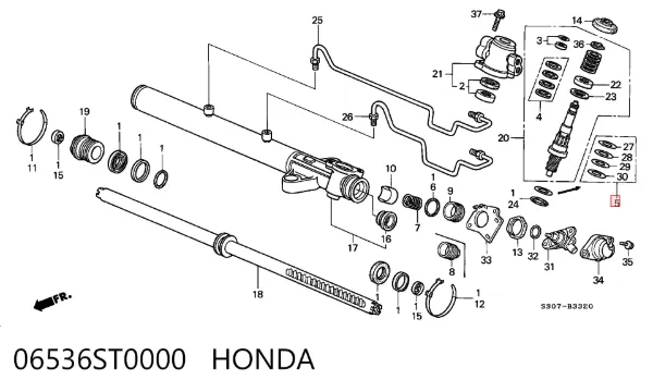  06536ST0000 Honda
