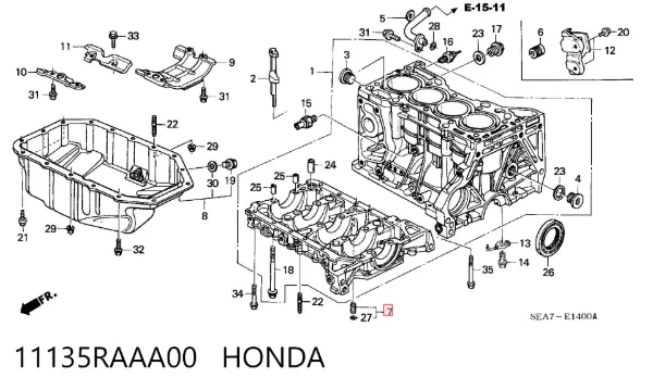  11135RAAA00 Honda