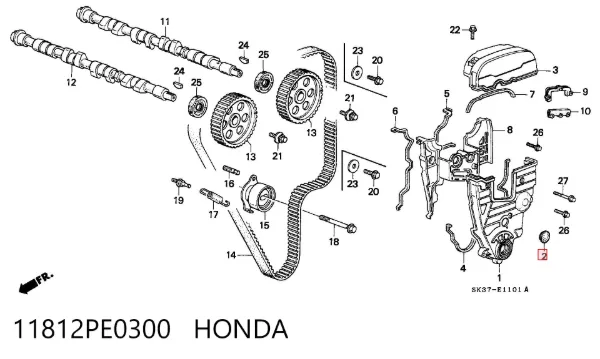  11812PE0300 Honda