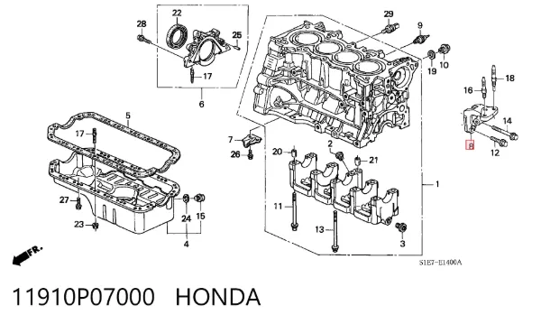  11910P07000 Honda