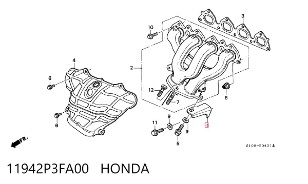  11942P3FA00 Honda
