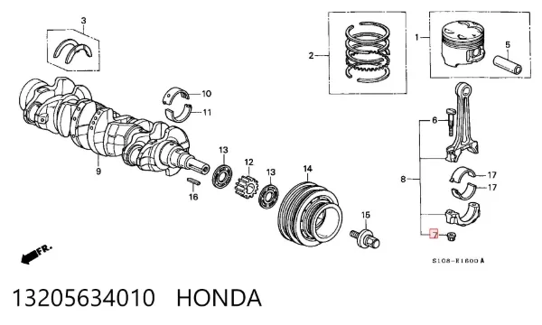  13205634010 Honda