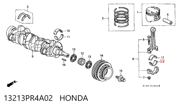  13213PR4A02 Honda
