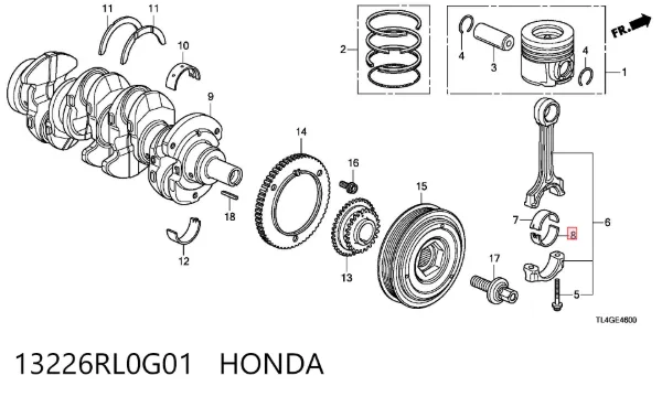  13226RL0G01 Honda