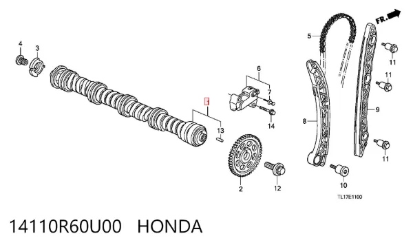  14110R60U00 Honda