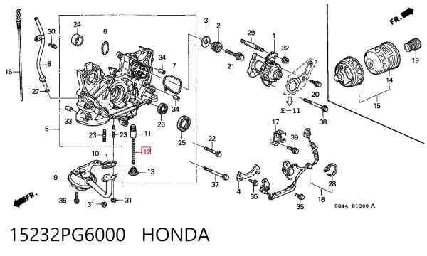  15232PG6000 Honda