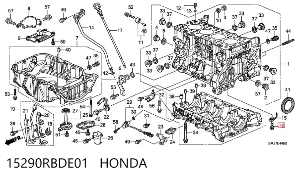  15290RBDE01 Honda
