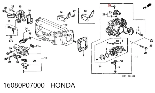  16080P07000 Honda