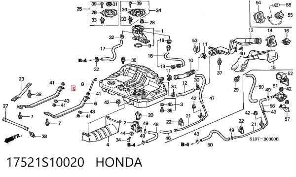  17521S10020 Honda