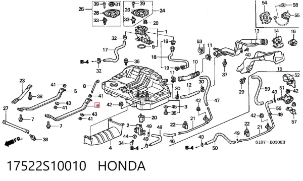  17522S10010 Honda
