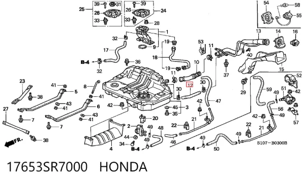  17653SR7000 Honda