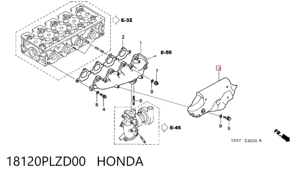  18120PLZD00 Honda