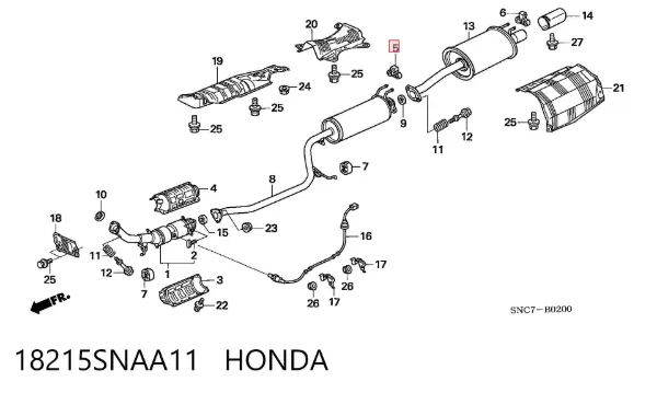  18215SNAA11 Honda