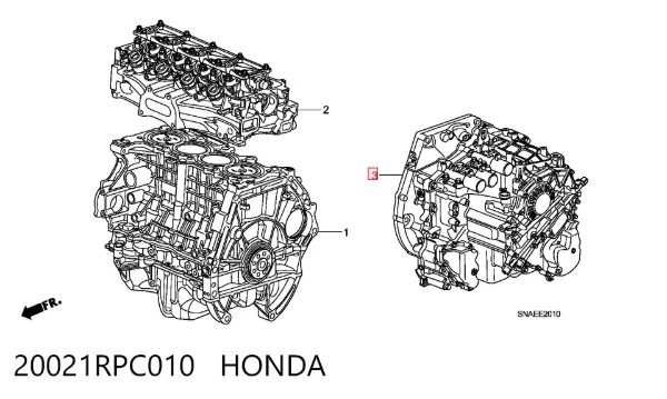 Caixa Automática de Mudança montada Honda Civic VIII