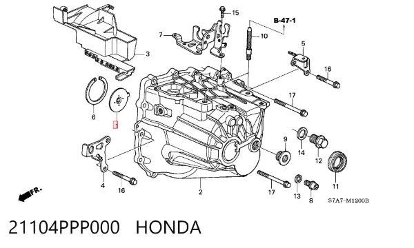  21104PPP000 Honda