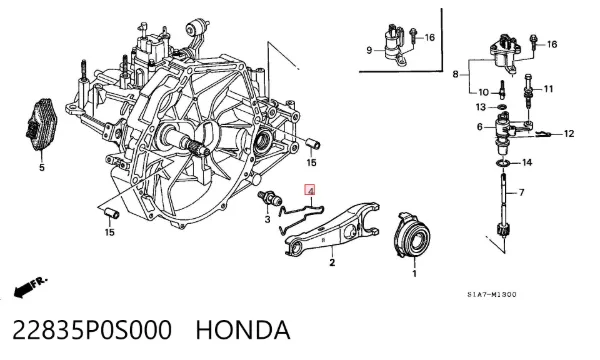  22835P0S000 Honda