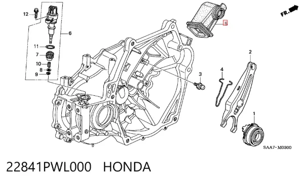  22841PWL000 Honda
