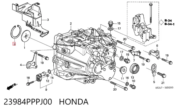  23984PPPJ00 Honda