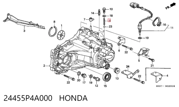 24455P4A000 Honda