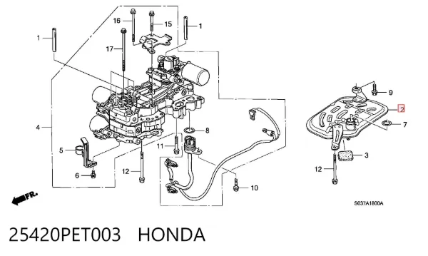 Filtro da Caixa Automática de Mudança 25420PET003 Honda