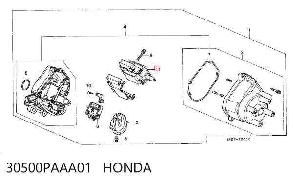 Bobina de ignição 30500PAAA01 Honda
