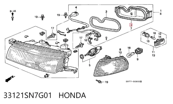  33121SN7G01 Honda