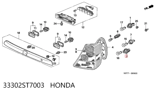  33302ST7003 Honda
