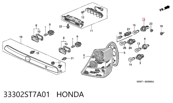  33302ST7A01 Honda