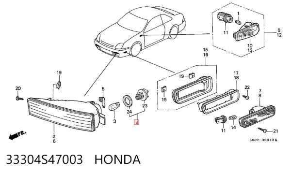  33304S47003 Honda