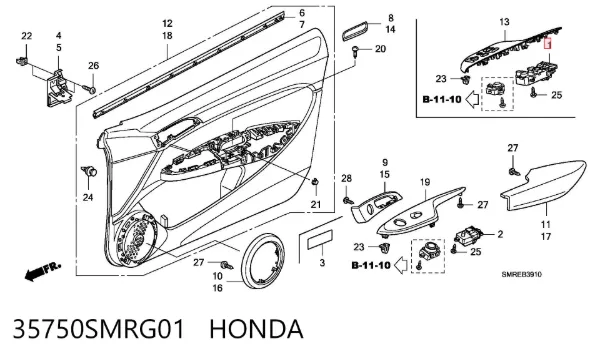  35750SMRG01 Honda