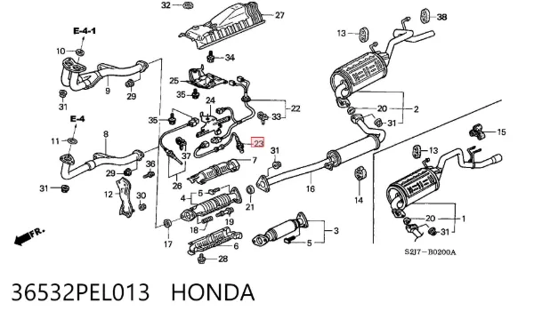  36532PEL013 Honda