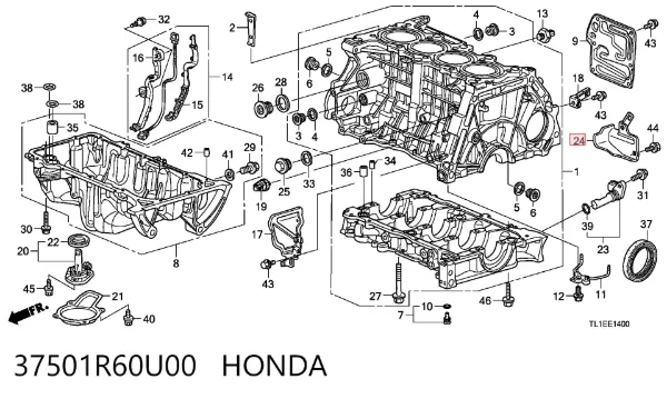  37501R60U00 Honda