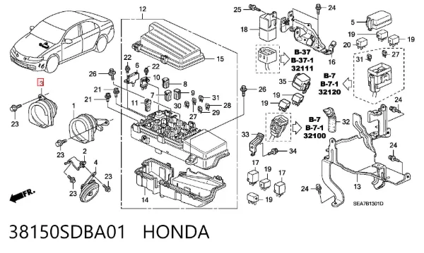  38150SDBA01 Honda