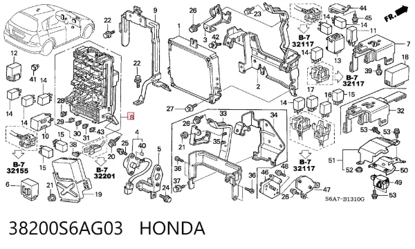  38200S6AG03 Honda