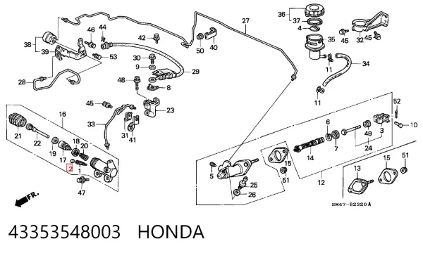  43353548003 Honda