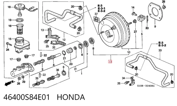  46400S84E01 Honda