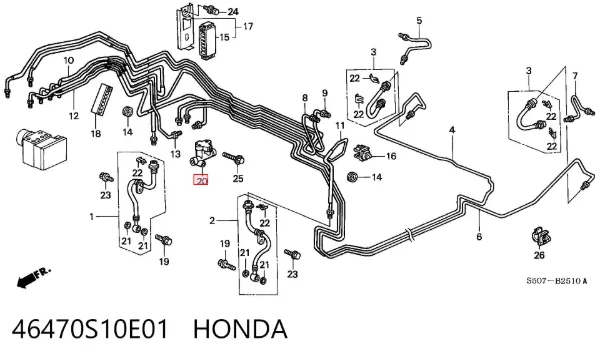  46470S10E01 Honda