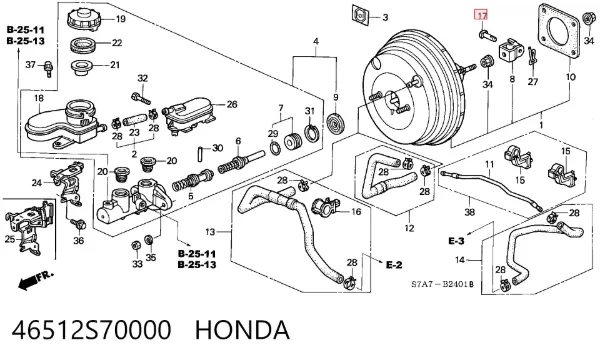  46512S70000 Honda
