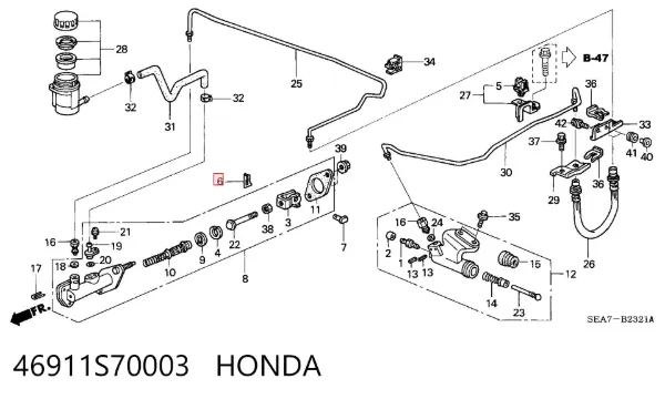  46911S70003 Honda