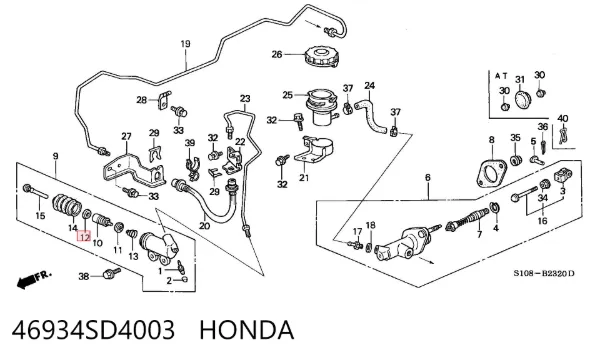  46934SD4003 Honda