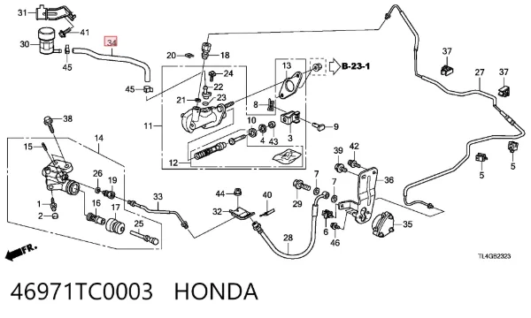  46971TC0003 Honda