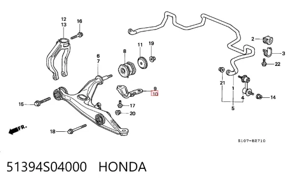 51394S04000 Honda