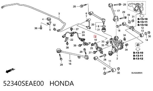  52340SEAE00 Honda
