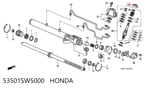  53501SW5000 Honda