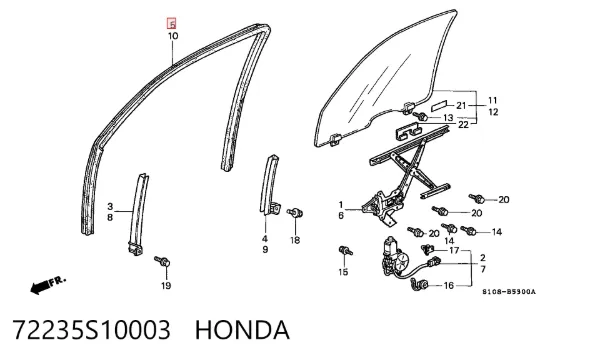 72235S10003 Honda