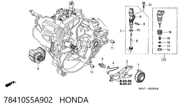 Sensor de velocidade Honda Civic VII