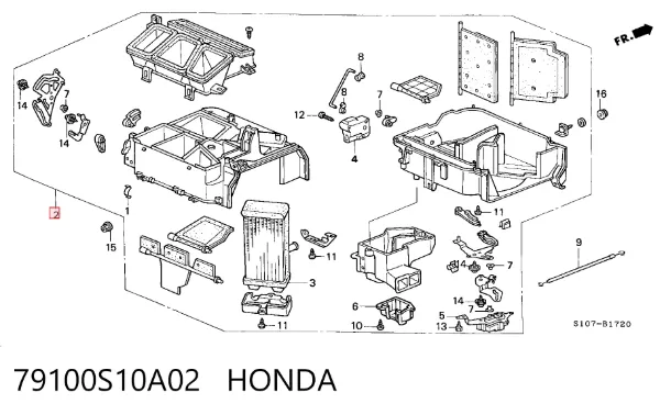  79100S10A02 Honda