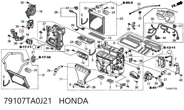  79107TA0J21 Honda