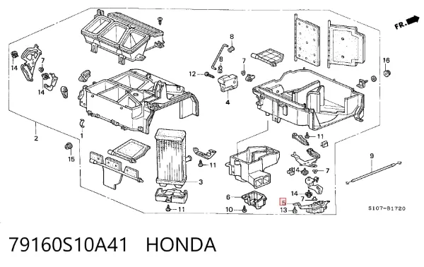  79160S10A41 Honda