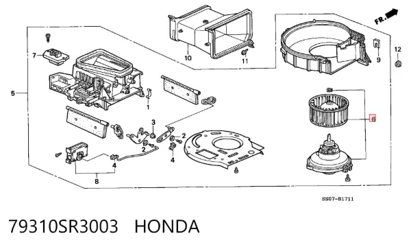  79310SR3003 Honda